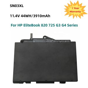 Baterias SN03XL Bateria de laptop para HP Elitebook 820 725 G3 G4 Series 800514001 800232241 HSTNNUB6T HSTNNDB6V 11.4V 44WH/3910MAH