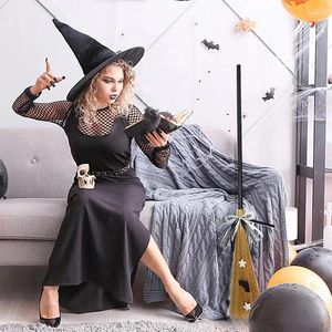 Decorazione per feste Witches scopa maniglie staccabile Halloween Witch Cosplay Groomstick Kid PROPS ADULT PROPTS PER HALLOWEN