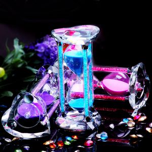 Diamond Crystal Hourglass Timer Gifts Creative Birthday Presentes