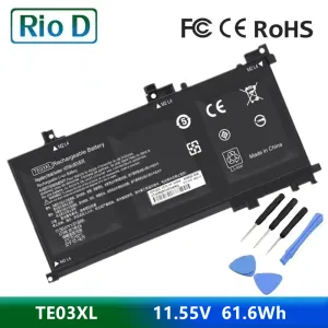 Batterie 61.6Wh TE03XL Batteria per laptop per HP Omen 15 15ax000 15bc 15ax TPNQ173 HSTNNUB7A 849570541 849910850