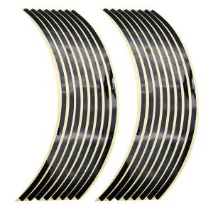 16pcs für yamaha mt07 MT09 MT10 für Honda Kawasaki Z750 Z800 RAD -Aufkleber Reflexion Rim Stripe Tape Bike Motorradaufkleber