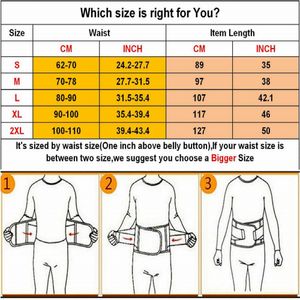 Lumbar Back Waist Support Brace Belt Exercise Slimming Belt Waist Trainer Men Women Waist Shaper Corset Back Pain Reliever Belt