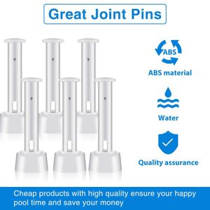 15/30 Pcs Pool Joint Pins & Pool Seals For Pool Replacement Parts PVC Pool Accessories 5.5/6/7 Cm