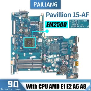 Moderkort för HP Pavillion 15AF Laptop Motherboard ABL51 Lac781P 818061501 CPU E1 E2 A4 A6 A8 DDR3L Notebook Mainboard Fulltestad