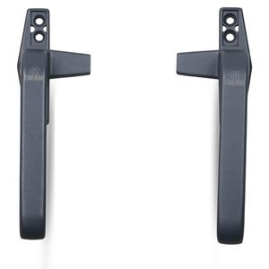 50 Type Door Window Handle Thickened Right/Left Flat-Opening Single Point Zinc Alloy Latch Lock Extrapolate Window Lock