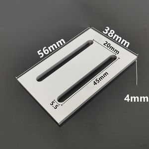 Profilo in alluminio da 1 pc Piastra in alluminio a doppio slot piastra per la piastra del profilo trasversale della serie 20/30/40 Connettore articolare