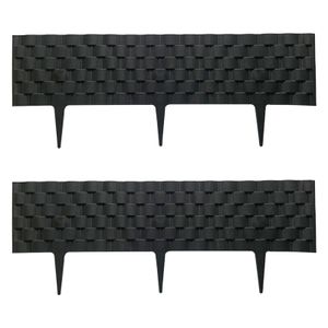 En yeni 2pcs dekoratif bahçe düğün eskrim bahçesi çit kenarları diy rattan efekti duvar bahçesi bahçe arka bahçe dekorasyon