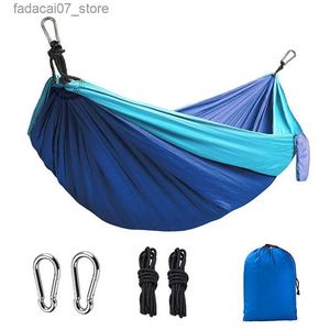 Hammocks Camping hammock outdoor portable lightweight hanging chair Camping chair Outdoor single umbrella color matching swinging hammockQ