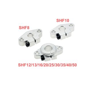 Venda quente 1pc shf8 shf10 shf12 shf13 shf16 shf20 shf25 shf30 suportes para eixo linear de 8 mm