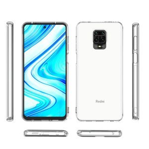 Ultra-cienkie przezroczyste obudowę telefoniczne TPU dla Xiaomi Redmi Note 9 Pro Max 9S odporna na wstrząsy tylnej osłony dla Redmi 9A 9C NFC 9T Soft COQUE