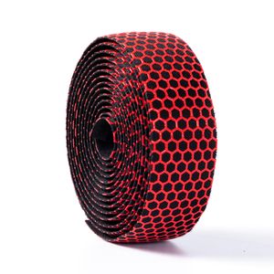 RYET Bicycle Handlebar Tape Road Bike PU Leather Perforated Belt Breathable Soft MTB Strap Fixed Gear Belt Cycling Accessory