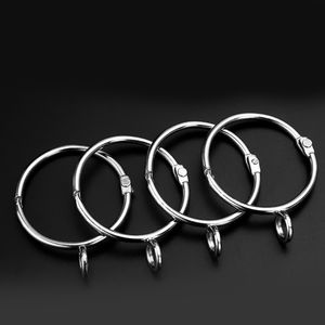 20 Pcs Openable Drapery Curtain Rings 1.5inch Inner Diameter Hanging Rings for Curtains & Rods Metal Round Curtain Rings