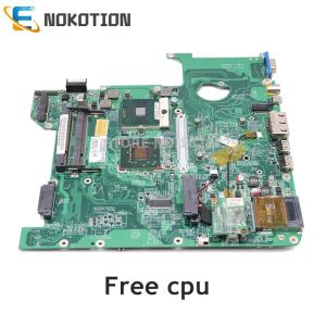 Moderkort Nokotion DA0Z01MB6F1 MBAKD06001 MB.AKD06.001 för Acer Aspire 4720 4720Z Laptop Motherboard GM965 DDR2 Gratis CPU