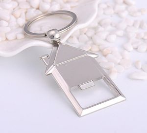House Shaped Keychains with Bottle Opener Novelty Keyrings Wine Beer Beverage Opening Tools Gifts for Events4942359