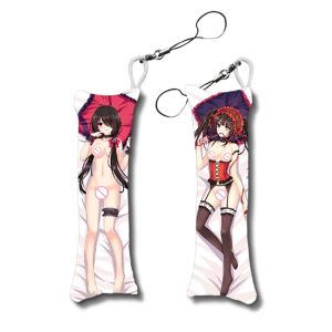 Randka na żywo Tokisaki Kurumi Mini Dakimakura Anime Biekurz podwójne boki