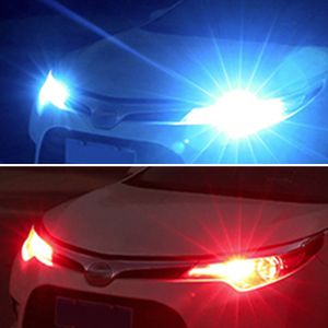 2st 15LED W5W T10 LED CanBus Inget fel 5W5 12V 3W Super Bright Car Interior Side Light 194 4014 SMD Auto Bulb White Amber Red