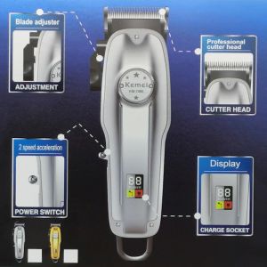 Trimmers Kemei KM1986 +PG Barber Hair Clipper Cutter Electric Cordless Hair Trimmer Hair Cutter Machine Grooming