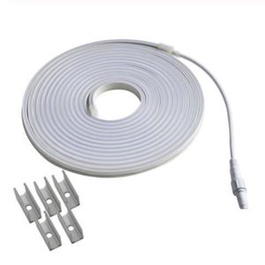 24 Volt LED Neon Strip IP67 DC24V Flexible Light 4X10mm Flat Surface Neon Rope for Outdoor Waterproof Tape Neon Sign DIY 1 - 10M B245y