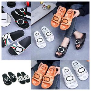 Designer Sandalen Pantoffeln rutschen Slipper Sandalen berühmte Designerinnen Frauen Mode Designer Pantoffeln Glamour Frauen Flat Sandalen Freizeitgummi -Pantoffeln Glamour für Frauen