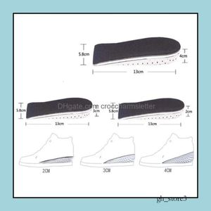 Schuhteile Zubehör Eva Memory Foam Höhe Erhöhen Erhöhung der Aufzug Einlegeskissen Sohle Fußmatte Innere Mas Ferse Lift Insert Kissen Invi Dhwu8 853