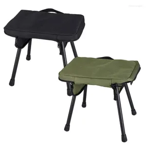 Lägermöbler Portable Camping Chair Outdoor Folding Lawn med förvaringsväska för vandringsstrandfiske