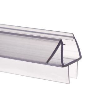 4-6/6/8/10/12 mm PVC Glass in vetro in vetro Weatherstrip Strips Strips Approfondimento Accessorio da bagno per guarnura dell'acqua Accessorio 50 cm*2