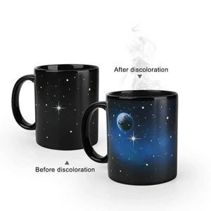 Muggar Creative Earth Magic Mug SubliMation Tumblers Coffee Cup Drinkware Ceramic Mugs Disfärgade koppar Personliga gåvor Anpassade bar 240410