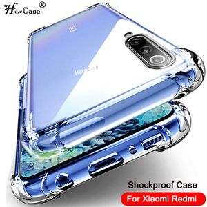 Soft Shockproof Clear Phone Case for Xiaomi Redmi Note 11 10 9 8 7 6 Pro Max 8T 9S 10S Pro Redmi 9T 9A 8A 7A K40 K30 Back Cover