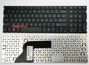 Keyboards HP Probook 4510 4710 4510S 4515S 4710S 4750S USレイアウトラップトップキーボードブラックノート交換のための英語キーボード