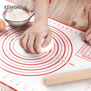 Yapışmaz silikon mat yapmak pizza kek mutfak aletleri pişirme aletleri astarlar fırın yazılımı yoğurma hamur aksesuarları malzemeleri