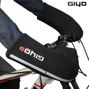 GIYO Winter Warm Cycling Glove Men Women Wind Rainproof Handlebar Mittens MTB Road Bike Bar Gloves Mitts For Bicycle Safety