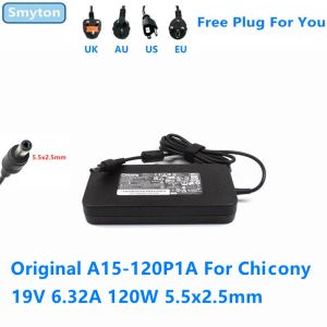 Adattatore Adattatore CA originale Caricatore per Intel NUC 19V 6.32A 120W Chicony A15120P1A Delta ADP120RH D HKA120190636C Alimentatore per laptop per laptop