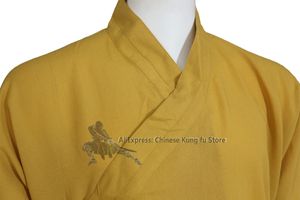 Summer Kung Fu Jacket Shaolin Wudang Tai Chi Robe Martial Arts Top Wing Chun Płaszcz