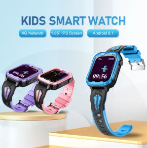 Orologi D39 Luxury 4G Kids Smart Watch Sim Chiama Chiama Voice Chat SOS GPS LBS WiFi Posizione Smartwatch allarme fotocamera per ios Android Kids