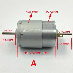 Mabuchi originale RS-385PH-17120/16140 Dual 2,3 mm Motore elettrico DC 12V 18V 18V 24V 30V Motore di coppia alta ad alta velocità