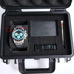 7750 Fashion Black Men's Grey Designers AAAA Automatic 40*12.3Mm Round Chronograph Business Watch Superclone Movement 964 montredeluxe