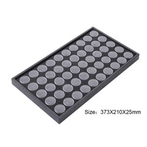 50 Slots Case Holder Storage Box Space Nail Art Powder Gems Rhinestone Storage Container Case Box Plate Manicure Tool With Cover