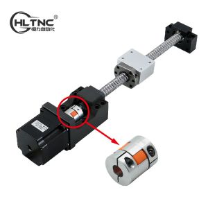 HLTNC D25L30 Two-Jaw Shaft Coupler Aluminium Motor Flexible Coupling Connector CNC Couple 4/5/6/6.35/8/10/12/14mm