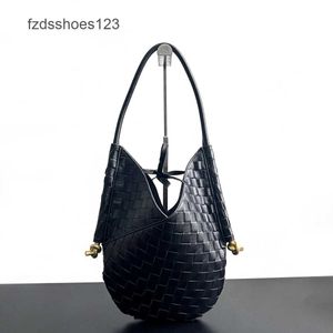 2024 Leather Bottegss Girl Tote Venata Design Luxury Handbag High-end Woven Bag with Classic 5IM9 Underarm Bucket Women Bags Lazy Solstice OZ1J