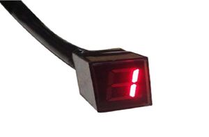 Czerwony LED Universal Digital Eque Wskaźnik Motocykl Wyświetlacz Wyświetlanie SHIFT DŁYWAJĄCA 5 KOŃCOWY WSKAZÓWKA WSKAZÓWKA Z KRYP WSKAZÓWKA 5517171