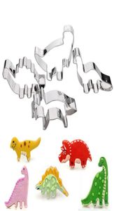 Dinosaur Cookie Cutter Set Stainless Steel Animal Fondant Cake Biscuit Mold Cake Decorating Baking Tools JK2007XB1090274