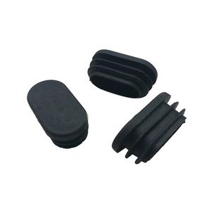 10st Oval Plastic Blanking End Cap Tube Pipe Inserts Plug Bung Non-Slip Bord Stollstol Ben Cover Socks Möbler Levelfötter