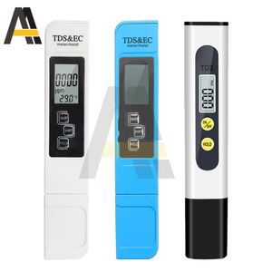 TDS/EC/TEMP METER Digital Water Tester Digital 0.0-14.0 Tester per misuratore pH 0-9990 ppm TDSEC LCD Water Purity PPM Aquarium Filter