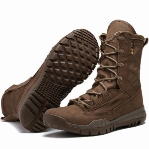 Stivali stivali tattici maschili non slip indossati stivali militari resistenti stivali da combattimento deserto stivali da trekking scarpe stivali per esercita