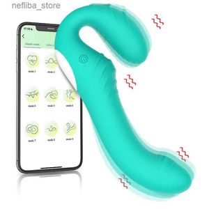 Outros itens de beleza da saúde 10 velocidades Strapon Strapon Anal Prostate Massager Dildo Vibrador feminino Double vibratando G Spot adulto adulto brinquedos para mulheres Casal L410