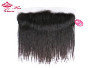 Produkty Queen Hair Produkty Malezja Frontal Prostość 100 Human Hair 13x4 Ucha do ucha koronkowe przednie zamknięcie Virgin Hair Naturalny kolor 2034181