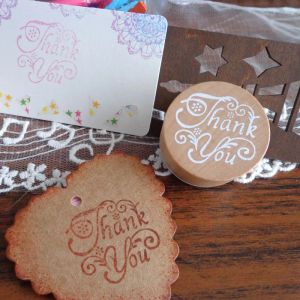 1PC Danke Holzstempel für Scrapbooking Segen Begrüßungsbrief für Sie viel Glück handgefertigt