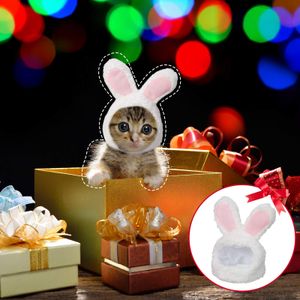 Cute Pet Hat with Rabbit Ears Sunflower Fruit Party Costume , Animal-Safe Materials and Adjustable Cat Dog Halloween Costume