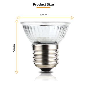 25/50/75W UVA+UVB 3.0 Lâmpada de répteis Lâmpada de tartaruga lâmpada de aquecimento de pet bulbo de calor Os anfíbios lagartos controlador de temperatura