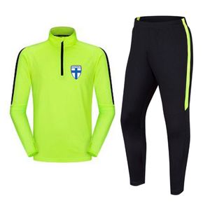 Finland National Football Team Men's Clothing New Design Soccer Jersey Football Set Size20 till 4XL Training Tracksuits för AD260L